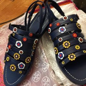 Tory Burch Marguerite Flat Sandals - 8.5M